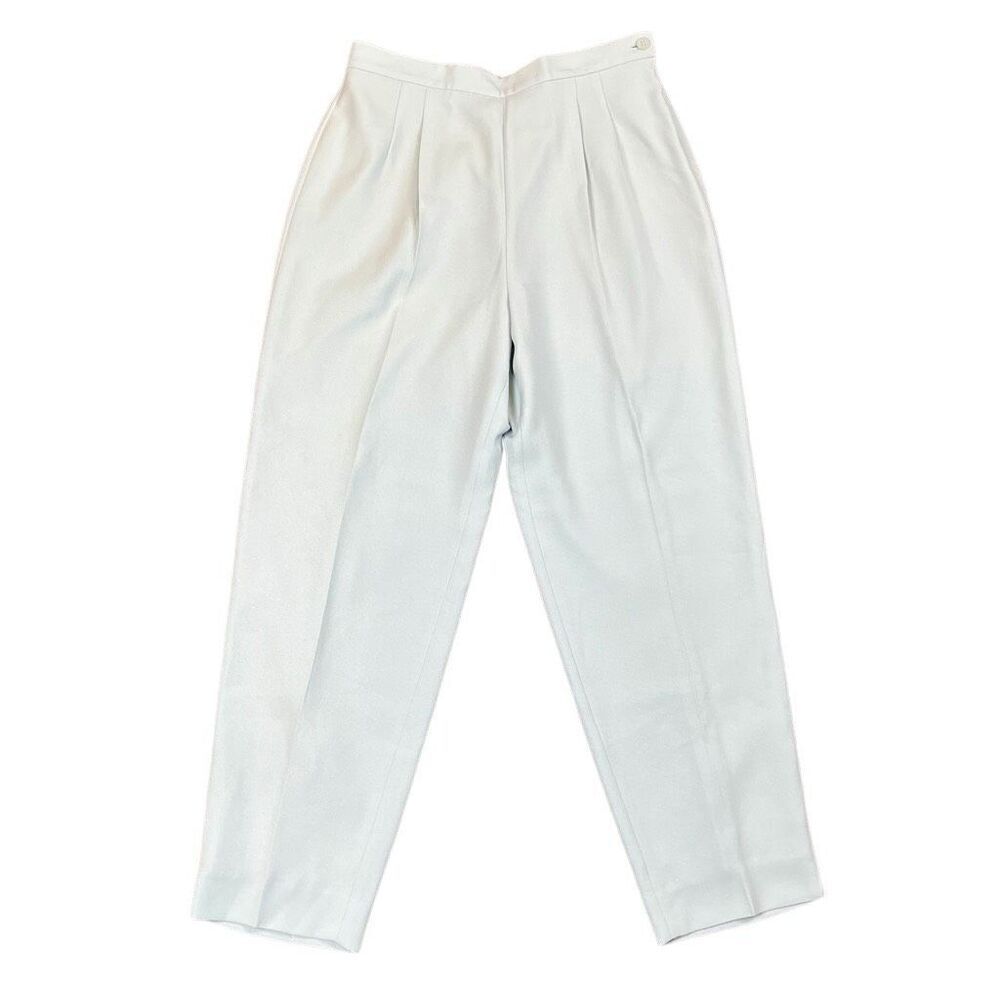New! NWT Josephine Chaus Petite Crystal Blue Pleated Dress Pants 12